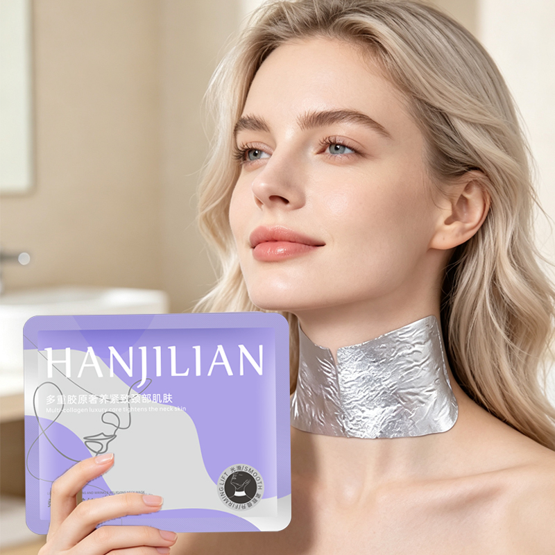 Luxury Skincare Daily - Máscara para Pescoço Macia e Luxuosa,