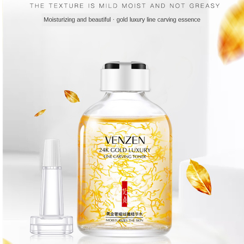 Linha luxuosa ouro 24K Toner d - Luxury Skincare Essence avaliação e preço